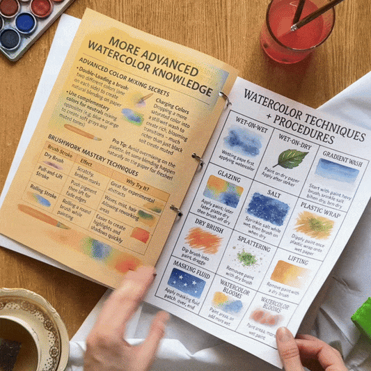 100+ Free Watercolor Techniques