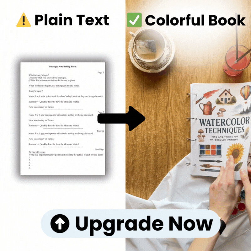 Upgrade To 100+ Colorful Notes
