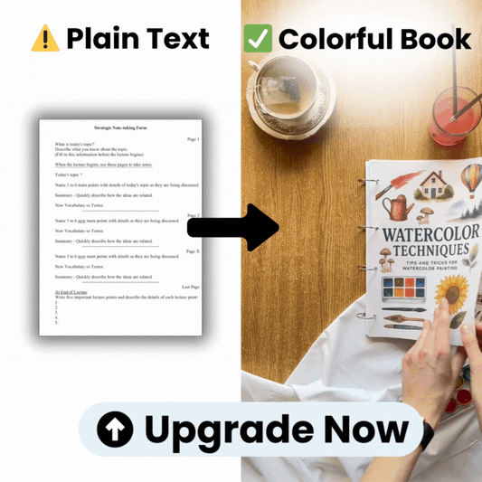 Upgrade From Advanced Black And White Notes To 1.000+ Colorful Beginner Friendly  Notes