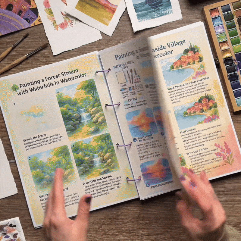 1.000+ Free Watercolor Techniques – Study Watercolor Techniques